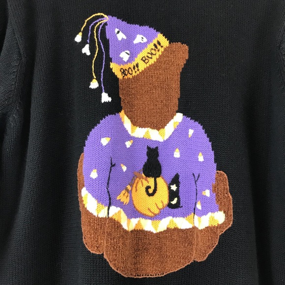 Vintage Sweaters Vintage Quacker Factory Halloween Brown Bear